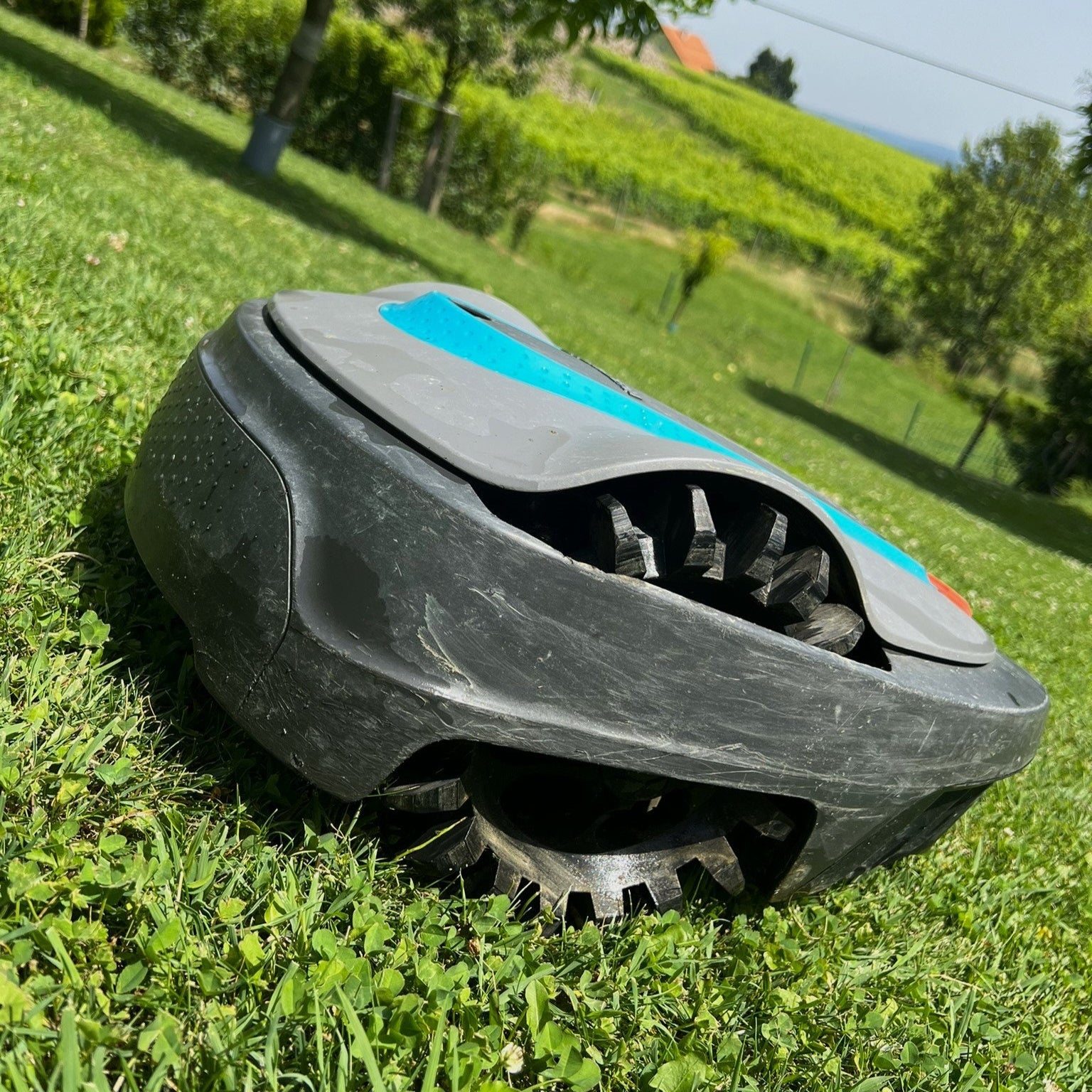 Spiked wheels for Gardena Sileno City/Life